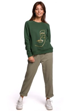Bluza Damska Model B167 Trawa - BeWear - XL