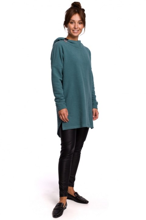 Bluza Damska Model B176 Turkus - BeWear - S/M Bluza Damska Model B176 Turkus - BeWear - S/M