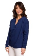 Bluza Damska Model B225 Atrament - BeWear - S