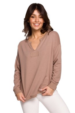 Bluza Damska Model B225 Cappuccino - BeWear - XL