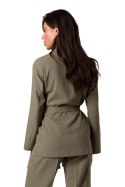 Marynarka Model B253 Oliwka - BeWear - XXL Marynarka Model B253 Oliwka - BeWear - XXL
