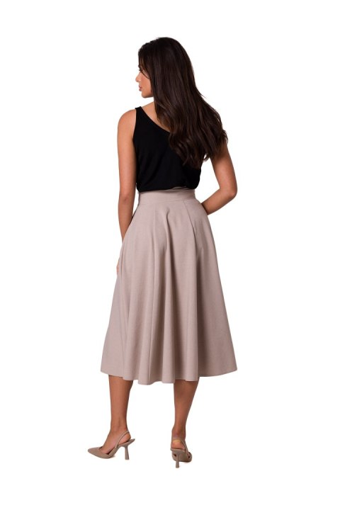 Spódnica Model B265 Beige - BeWear - s Spódnica Model B265 Beige - BeWear - s