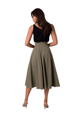 Spódnica Model B265 Oliwka - BeWear - M