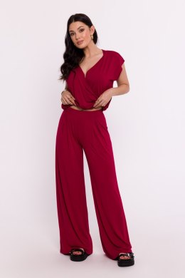 Spodnie Damskie Model B289 Bordo - BeWear - L