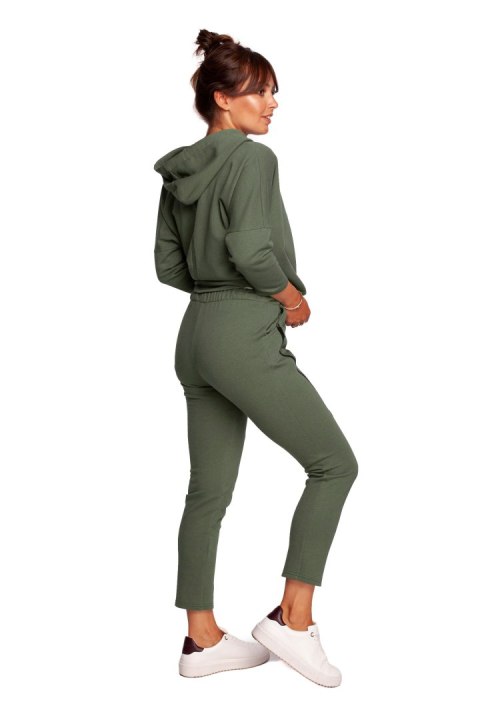 Spodnie Dresowe Model B240 Khaki - BeWear - s Spodnie Dresowe Model B240 Khaki - BeWear - s