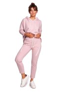Spodnie Dresowe Model B240 Powder Pink - BeWear - XL