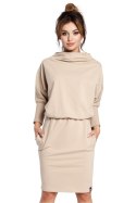 Sukienka Model B032 Beige - BeWear - 2XL/3XL Sukienka Model B032 Beige - BeWear - 2XL/3XL