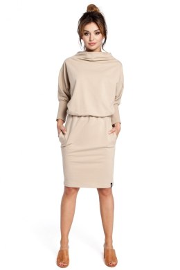 Sukienka Model B032 Beige - BeWear - 2XL/3XL