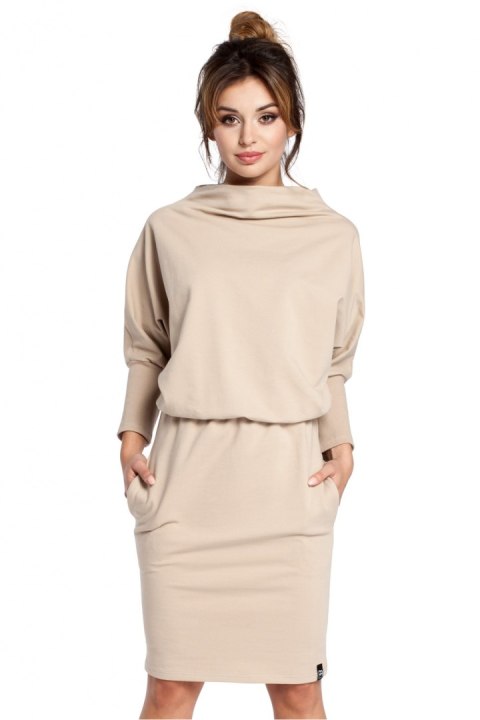 Sukienka Model B032 Beige - BeWear - L/XL Sukienka Model B032 Beige - BeWear - L/XL