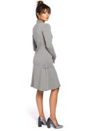 Sukienka Model B044 Grey - BeWear - XL Sukienka Model B044 Grey - BeWear - XL