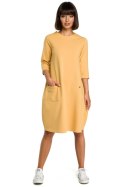 Sukienka Model B083 Yellow - BeWear - XXL Sukienka Model B083 Yellow - BeWear - XXL