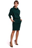 Sukienka Model B175 Dark Green - BeWear - 2XL/3XL Sukienka Model B175 Dark Green - BeWear - 2XL/3XL