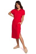 Sukienka Model B222 Red - BeWear - L Sukienka Model B222 Red - BeWear - L