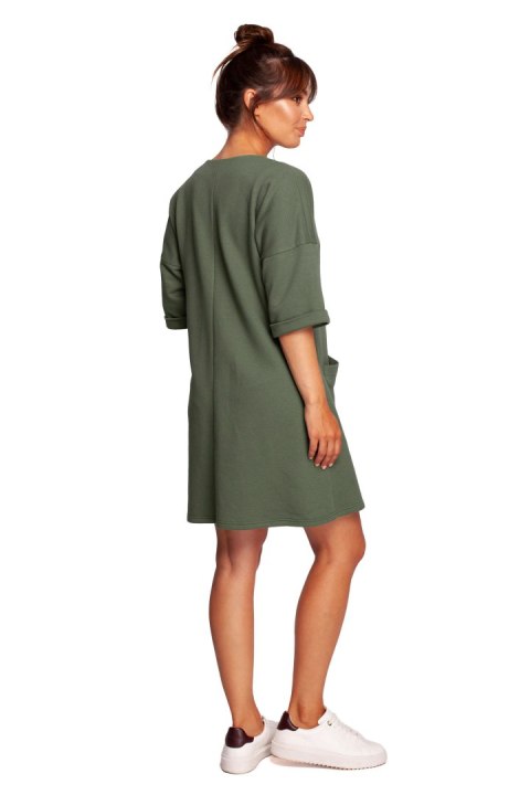 Sukienka Model B233 Khaki - BeWear - 2XL/3XL Sukienka Model B233 Khaki - BeWear - 2XL/3XL