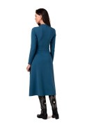 Sukienka Model B266 Morski - BeWear - XL Sukienka Model B266 Morski - BeWear - XL