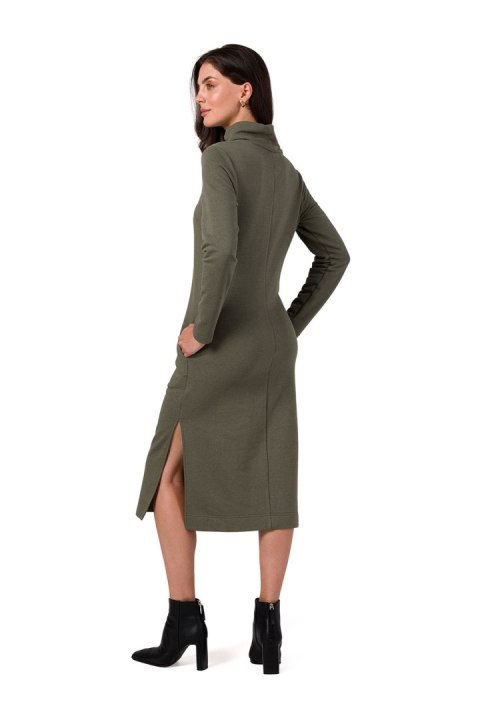 Sukienka Model B274 Khaki - BeWear - XL Sukienka Model B274 Khaki - BeWear - XL