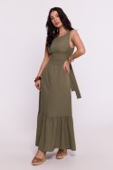 Sukienka Model B281 Oliwka - BeWear - M Sukienka Model B281 Oliwka - BeWear - M