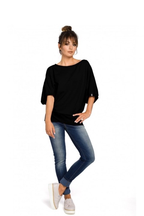 Bluza Damska Model B048 Black - BeWear - L/XL Bluza Damska Model B048 Black - BeWear - L/XL