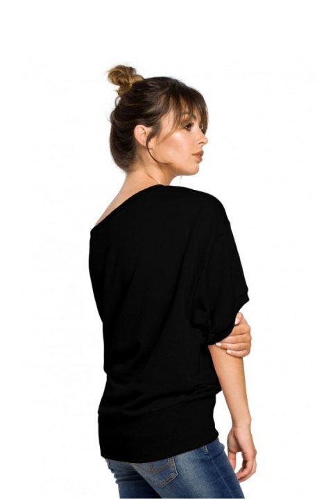 Bluza Damska Model B048 Black - BeWear - L/XL Bluza Damska Model B048 Black - BeWear - L/XL