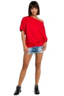 Bluza Damska Model B079 Red - BeWear - L/XL