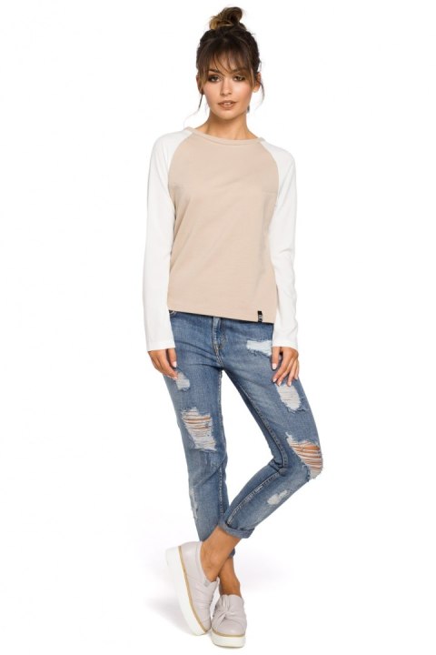 Bluzka Model B047 Grey - BeWear - M Bluzka Model B047 Grey - BeWear - M