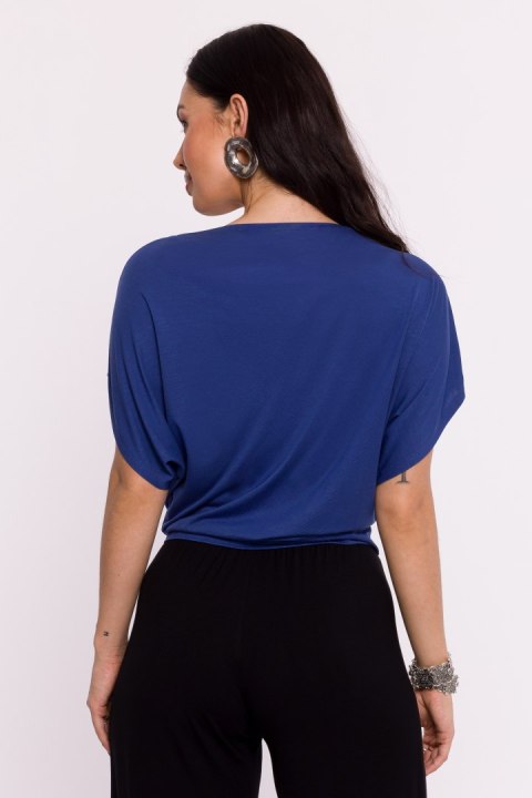 Bluzka Model B287 Blue - BeWear - M Bluzka Model B287 Blue - BeWear - M