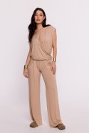 Bluzka Model B288 Beige - BeWear - XL Bluzka Model B288 Beige - BeWear - XL