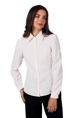 Koszula Damska Model B277 Śmietana - BeWear - XL