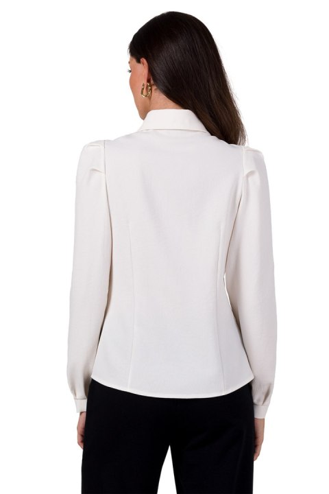 Koszula Damska Model B277 Śmietana - BeWear - XL Koszula Damska Model B277 Śmietana - BeWear - XL