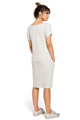 Sukienka Model B050 Popiel - BeWear - L