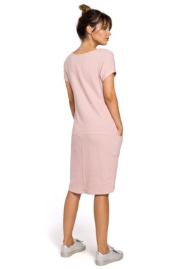 Sukienka Model B050 Powder Pink - BeWear - M
