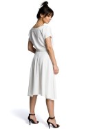 Sukienka Model B067 Ecru - BeWear - L Sukienka Model B067 Ecru - BeWear - L