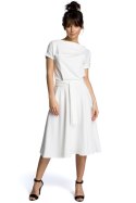 Sukienka Model B067 Ecru - BeWear - M Sukienka Model B067 Ecru - BeWear - M