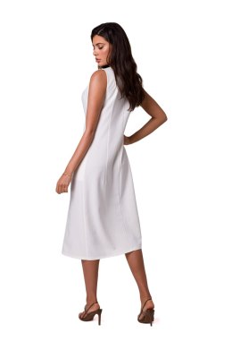 Sukienka Model B254 Śmietana - BeWear - XL
