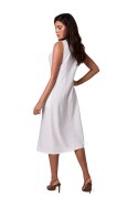Sukienka Model B254 Śmietana - BeWear - M Sukienka Model B254 Śmietana - BeWear - M