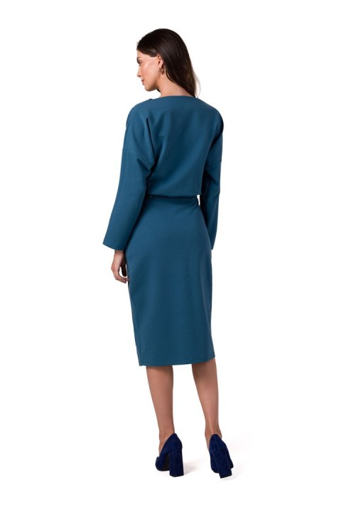 Sukienka Model B269 Morski - BeWear - L Sukienka Model B269 Morski - BeWear - L
