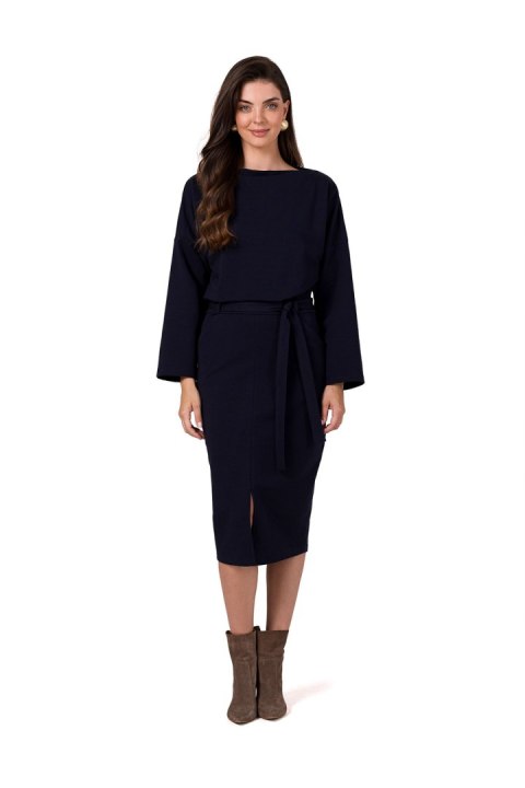 Sukienka Model B269 Navy - BeWear - s Sukienka Model B269 Navy - BeWear - s