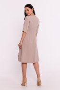 Sukienka Model B280 Beige - BeWear - S Sukienka Model B280 Beige - BeWear - S