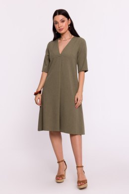Sukienka Model B280 Oliwka - BeWear - M