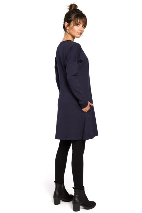 Tunika Model B042 Navy - BeWear - S/M Tunika Model B042 Navy - BeWear - S/M