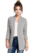 Żakiet Model B030 Grey - BeWear - XL Żakiet Model B030 Grey - BeWear - XL