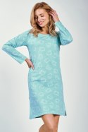 Koszulka nocna Koszula Nocna Model Abi 3218 Mint - Taro - XL Koszulka nocna Koszula Nocna Model Abi 3218 Mint - Taro - XL