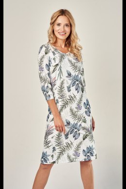 Koszulka nocna Koszula Nocna Model Ariana 2981 kolor 01 White - Taro - s