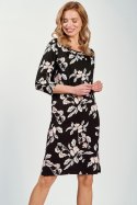 Koszulka nocna Koszula Nocna Model Charlotte 3233 Black - Taro - s Koszulka nocna Koszula Nocna Model Charlotte 3233 Black - Taro - s
