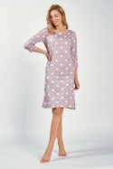 Koszulka nocna Koszula Nocna Model Dolly 3213 Mocca - Taro - S Koszulka nocna Koszula Nocna Model Dolly 3213 Mocca - Taro - S