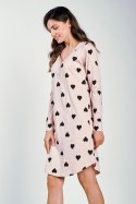 Koszulka nocna Koszula Nocna Model Libby 3215 Brzoskwinia - Taro - XL Koszulka nocna Koszula Nocna Model Libby 3215 Brzoskwinia - Taro - XL