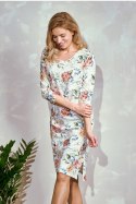 Koszulka nocna Koszula Nocna Model Louisa 3248 White - Taro - L Koszulka nocna Koszula Nocna Model Louisa 3248 White - Taro - L