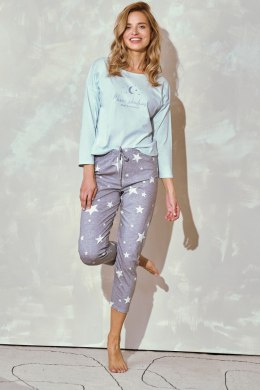 Piżama Damska Model Brigitte 3210 Mint - Taro - L