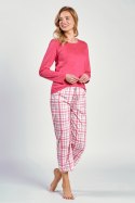 Piżama Damska Model Daphne 3222 Fuksja - Taro - XL Piżama Damska Model Daphne 3222 Fuksja - Taro - XL