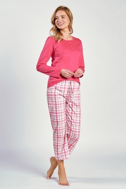 Piżama Damska Model Daphne 3222 Fuksja - Taro - XL